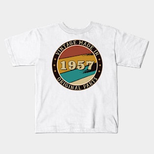 Vintage Made In 1957 Original Parts Kids T-Shirt